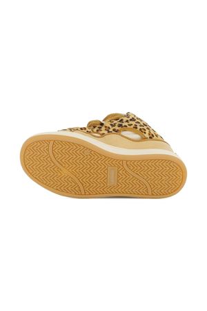 brown leather sneakers LANVIN KIDS | N30276P51